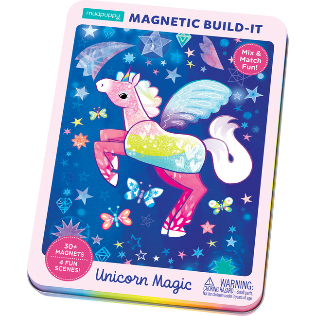 Unicorn Magic: Magnetic Build-It: Mix & Match Magnetic Parts! - Blocks - 1
