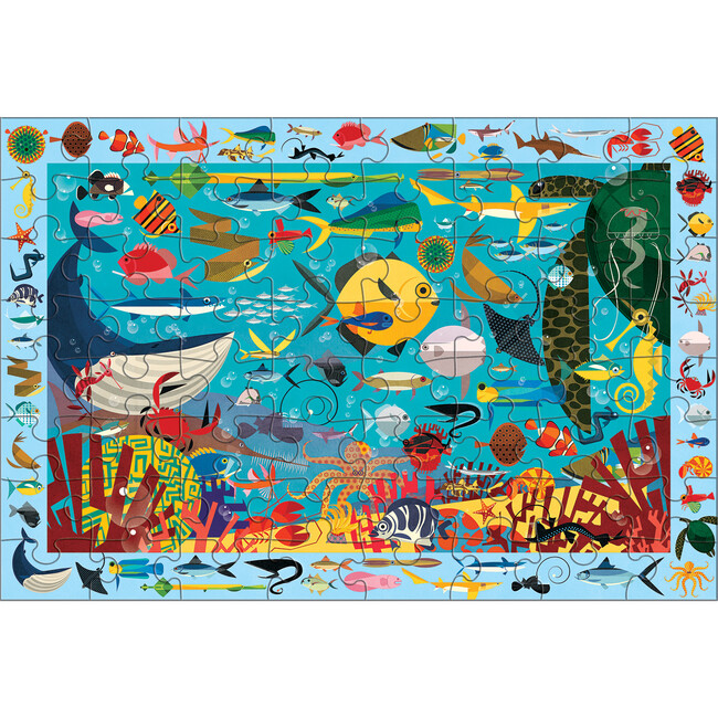 Ocean Life: Search & Find Puzzles 64 Pieces