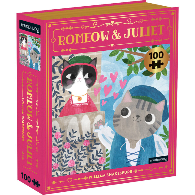 Romeow & Juliet: Bookish Cats 100-Piece Puzzles - Puzzles - 1