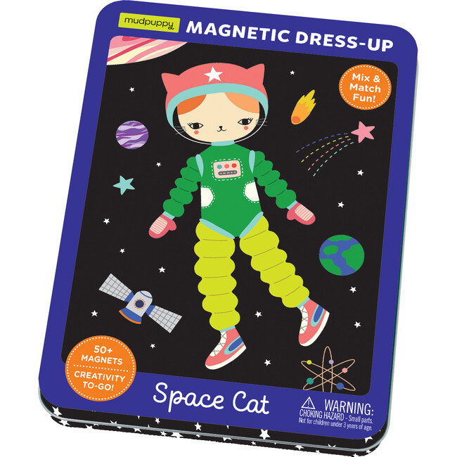Space Cat: Magnetic Build-It: Mix & Match Magnetic Parts!