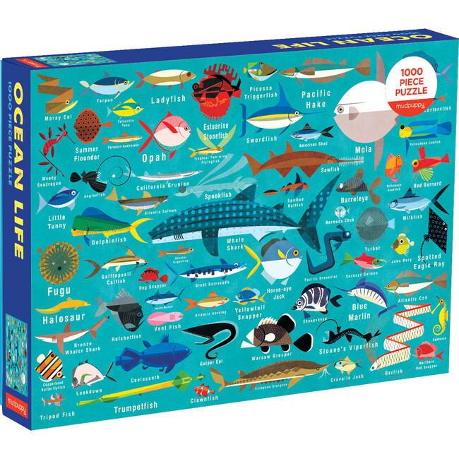 Ocean Life: 1000 Piece Family Puzzles - Puzzles - 1 - zoom