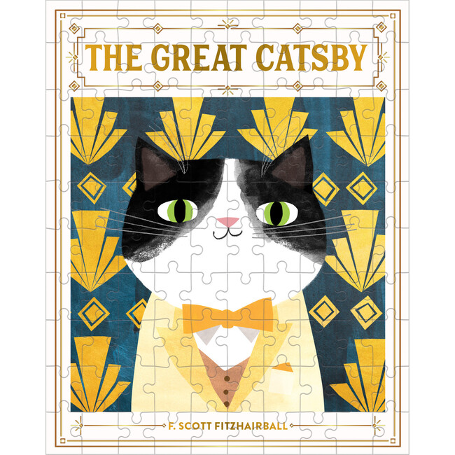 The Great Catsby: Bookish Cats 100-Piece Puzzles
