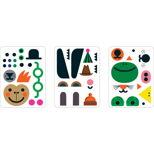 Make-a-Face: Magnetic Build-It: Mix & Match Magnetic Parts! - Blocks - 4