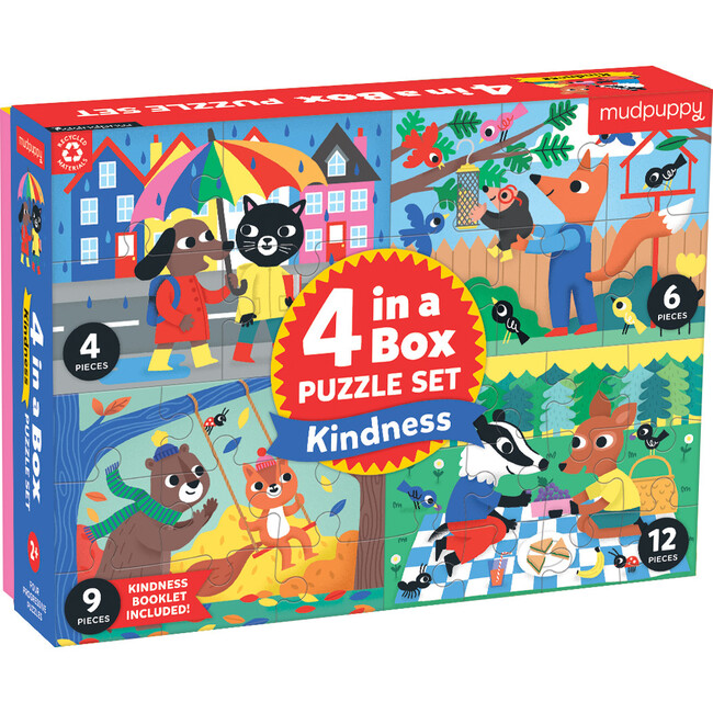 Kindness: 4-In-a-Box Progressive Puzzles