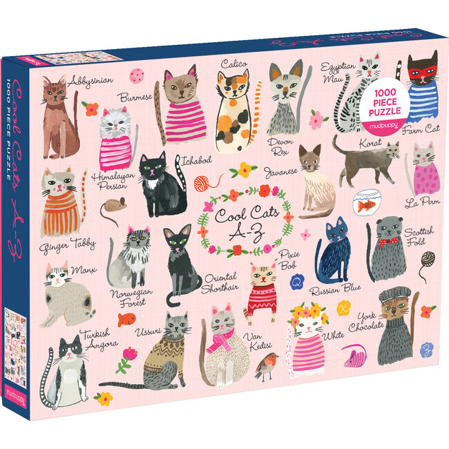 Cool Cats A-Z: 1000 Piece Family Puzzles