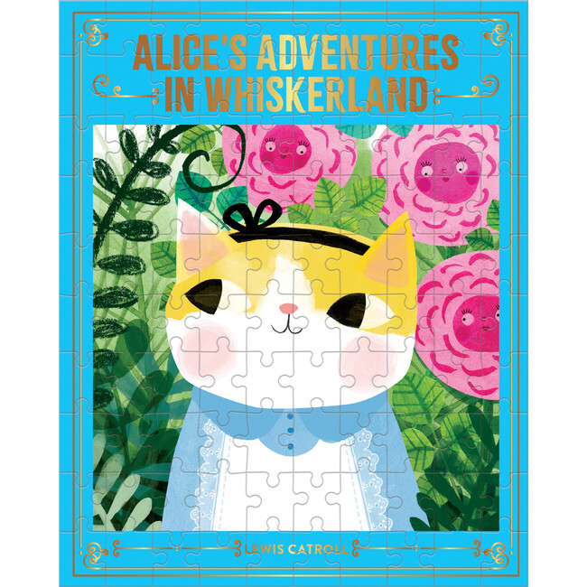 Alice’s Adventures in Whiskerland: Bookish Cats 100-Piece Puzzles