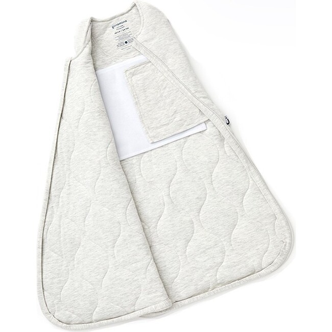 Swaddle Sleep Bag Premium Duvet (1 TOG), Heather Grey - Swaddles - 2