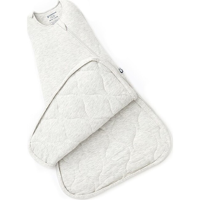 Swaddle Sleep Bag Premium Duvet (1 TOG), Heather Grey - Swaddles - 3