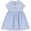 Carole Seersucker Dress, Blue - Dresses - 1 - thumbnail