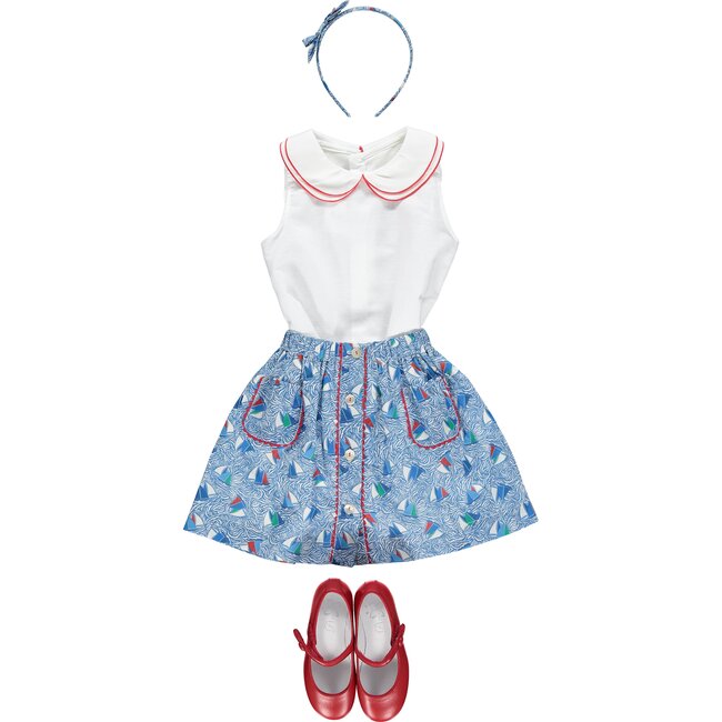 Juliette Skirt, Sail Away Liberty