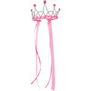 Ribbon Tiara, Dark Pink - Costume Accessories - 1 - thumbnail