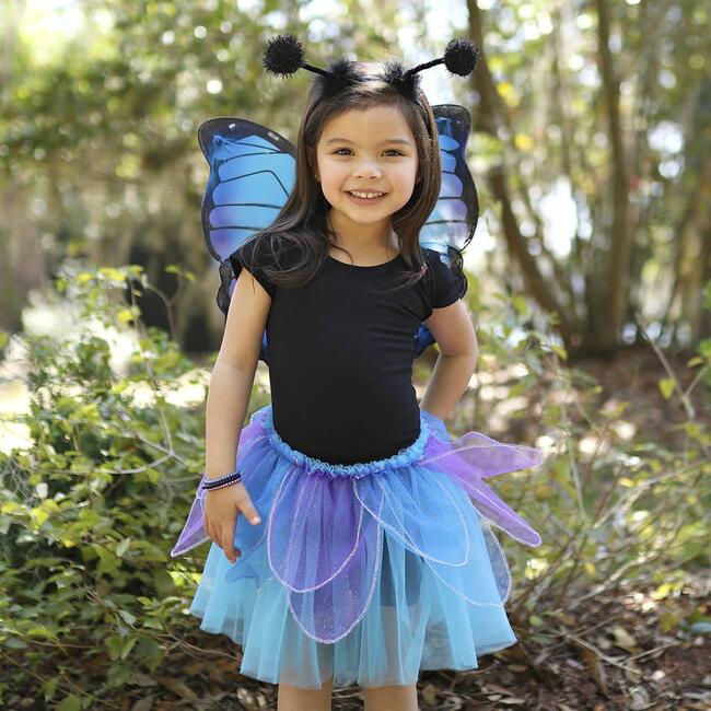 Midnight Butterfly Tutu With Wings & Headband