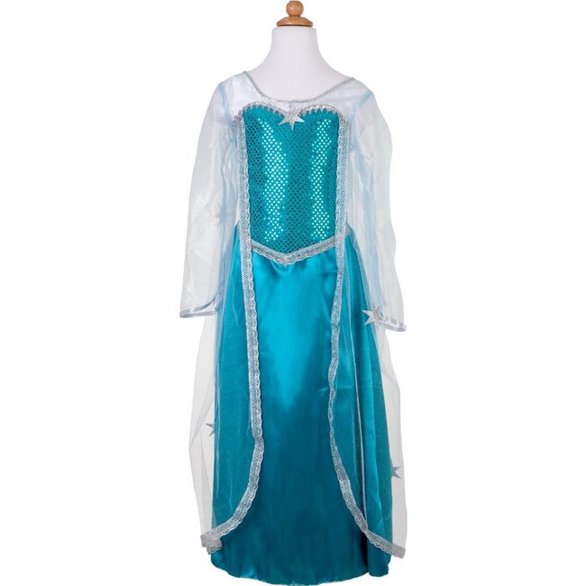 Ice Queen Dress With Cape