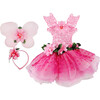 Fairy Blooms Deluxe Dress, Pink - Costumes - 1 - thumbnail