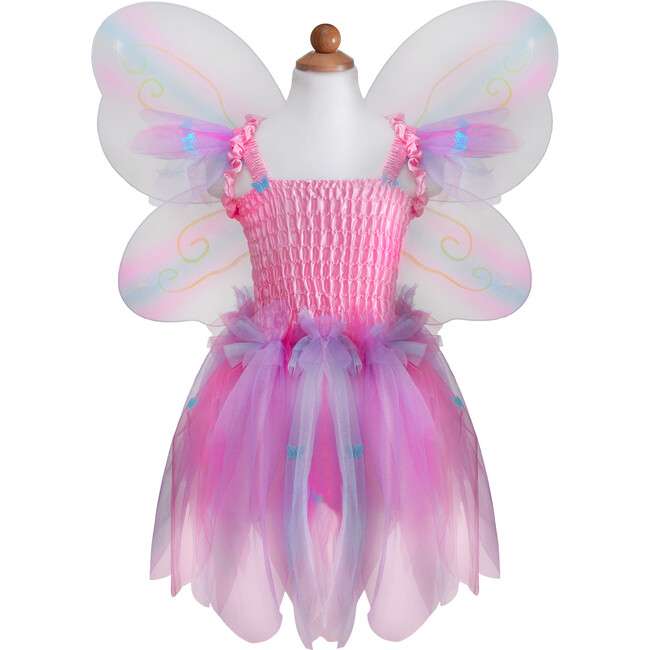 Butterfly Dress, Wings & Wand, Pink