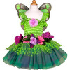 Fairy Blooms Deluxe Dress, Green - Costumes - 1 - thumbnail