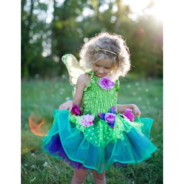 green emerald velvet dress Garden Fairy Dress | Occasion Dress in Sizes XXS–6X