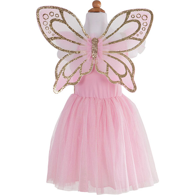 Gold Butterfly Dress and Wings