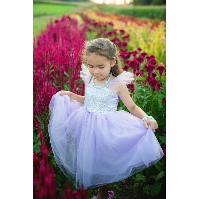 Sequins Princess Dress, Lilac