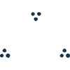 Dainty Dot Traditional Wallpaper, Navy/White - Wallpaper - 3