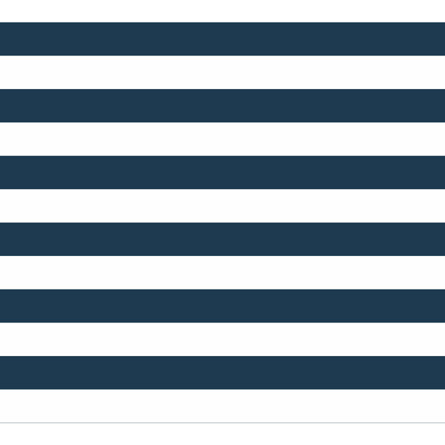 Cabana Stripe Removable Wallpaper, Navy - Wallpaper - 3