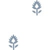 Block Print Traditional Wallpaper, French Blue/White - Wallpaper - 3