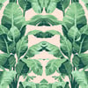 Nathan Turner Pacifico Palm Traditional Wallpaper, Peach - Wallpaper - 1 - thumbnail