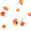 Nathan Turner Poppy Traditional Wallpaper, White - Wallpaper - 3