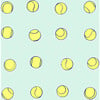 Clare V. Tennis Balls Traditional Wallpaper, Mint - Wallpaper - 1 - thumbnail