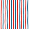 Clare V. Stripes Removable Wallpaper, Red/Blue - Wallpaper - 1 - thumbnail