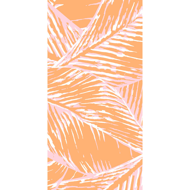 Best Fronds Removable Wallpaper, Creamsicle - Wallpaper - 3