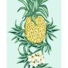 Nathan Turner Pineapple Traditional Wallpaper, Robin's Egg - Wallpaper - 3