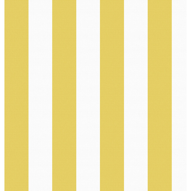 Candy Stripe Traditional Wallpaper, Yellow