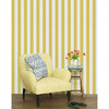 Candy Stripe Traditional Wallpaper, Yellow - Wallpaper - 2 - thumbnail