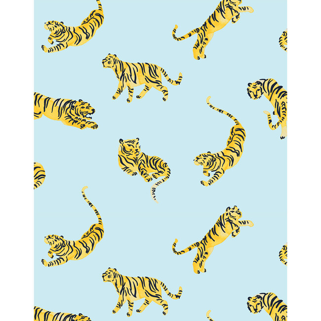 Tea Collection Tigers Removable Wallpaper, Sky