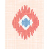 Tangier Medallion Traditional Wallpaper, Peach - Wallpaper - 3 - thumbnail