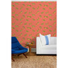 Tea Collection Tigers Removable Wallpaper, Watermelon - Wallpaper - 2