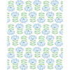 Tea Collection Stylized Papyrus Traditional Wallpaper, Cornflower - Wallpaper - 1 - thumbnail