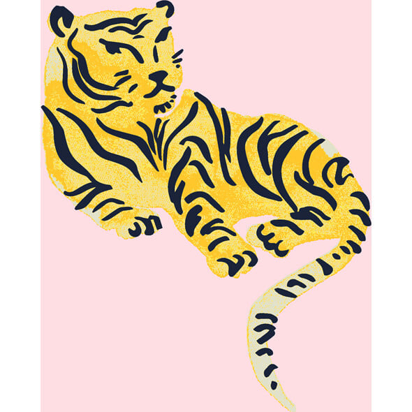 Tea Collection Tigers Removable Wallpaper, Ballet Slipper - Wallpaper - 3