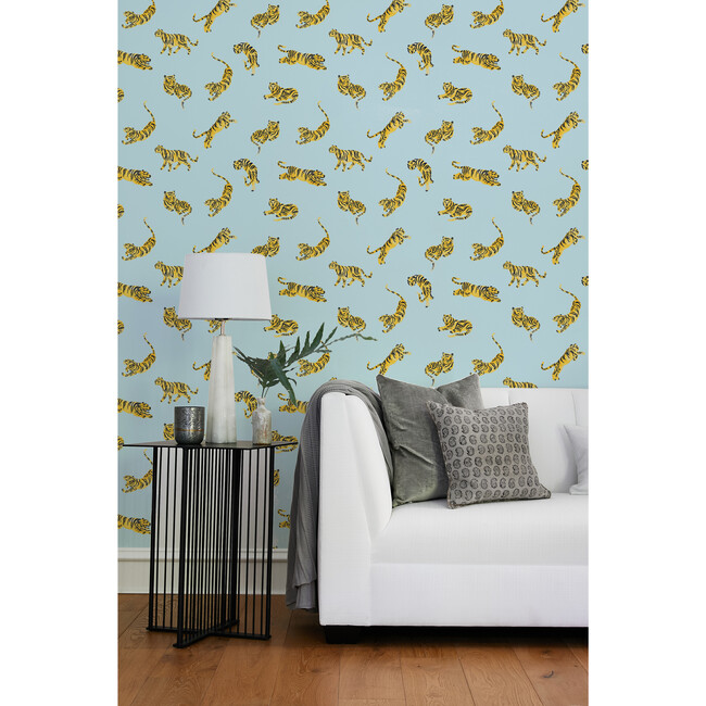 Tea Collection Tigers Removable Wallpaper, Sky