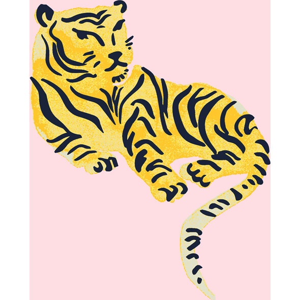 Tea Collection Tigers Traditional Wallpaper, Ballet Slipper - Wallpaper - 3