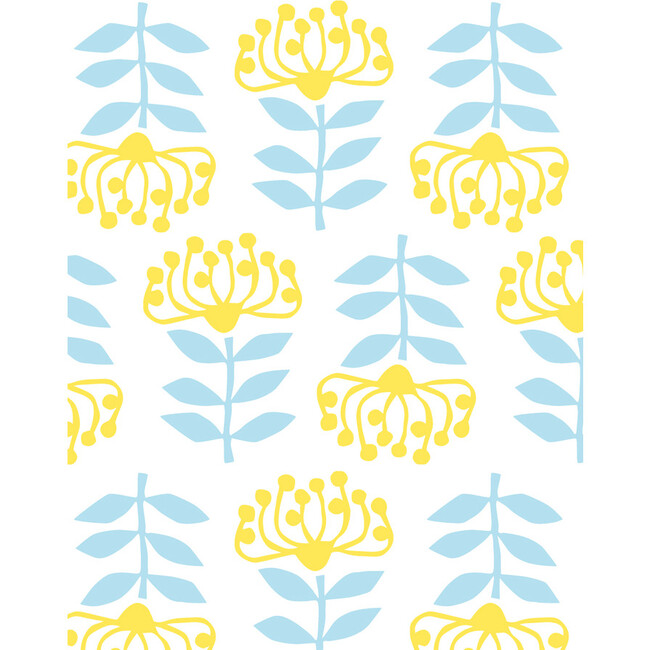 Tea Collection Stylized Papyrus Traditional Wallpaper, Daffodil - Wallpaper - 3