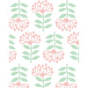 Tea Collection Stylized Papyrus Traditional Wallpaper, Pink - Wallpaper - 2