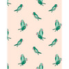 Tea Collection Alexandrine Parakeet Traditional Wallpaper, Small Caribbean - Wallpaper - 1 - thumbnail