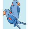 Tea Collection Alexandrine Parakeet Removable Wallpaper, Small Sky - Wallpaper - 3