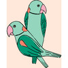 Tea Collection Alexandrine Parakeet Traditional Wallpaper, Small Caribbean - Wallpaper - 3