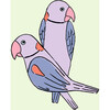 Tea Collection Alexandrine Parakeet Traditional Wallpaper, Small Pistachio - Wallpaper - 3