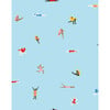 Tea Collection Olympians Removable Wallpaper, Baby Blue - Wallpaper - 1 - thumbnail