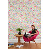 Tea Collection Menagerie Traditional Wallpaper, Pink - Wallpaper - 2