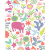 Tea Collection Menagerie Traditional Wallpaper, Pink - Wallpaper - 3